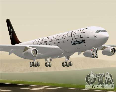 Airbus A340-300 Lufthansa (Star Alliance Livery) для GTA San Andreas