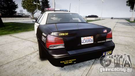 GTA V Vapid Police Cruiser Rotor для GTA 4