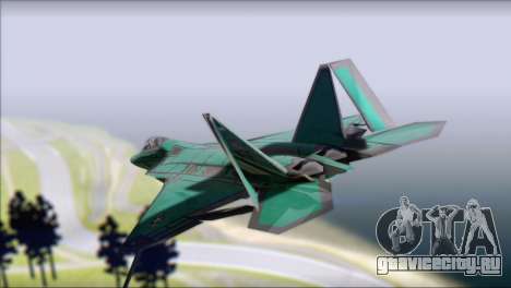 F-22A Raptor Unpainted Factory Texture для GTA San Andreas