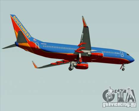 Boeing 737-800 Southwest Airlines для GTA San Andreas