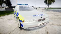 BMW 525i E39 Touring Police [ELS] BTV для GTA 4