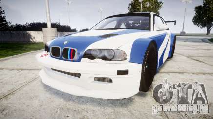 BMW M3 E46 GTR Most Wanted plate Liberty City для GTA 4