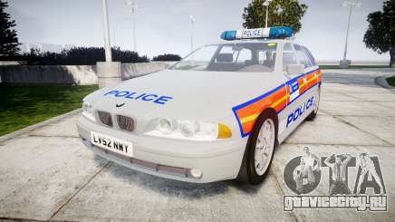 BMW 525i E39 Touring Police [ELS] JSARVV для GTA 4