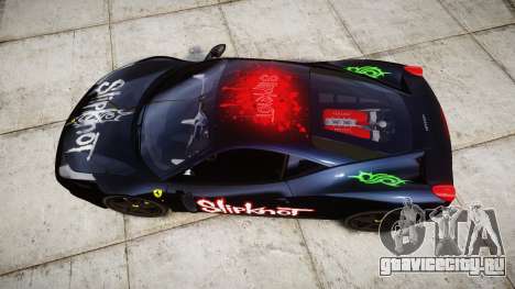 Ferrari 458 Italia 2010 v3.0 Slipknot для GTA 4