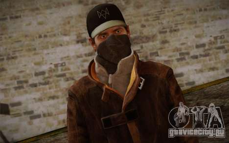 Aiden Pearce from Watch Dogs v6 для GTA San Andreas