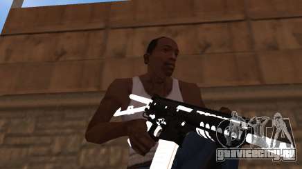 White Chrome Gun Pack для GTA San Andreas