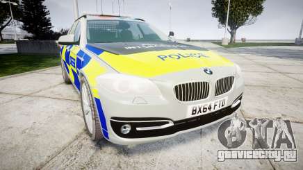 BMW 525d F11 2014 Police [ELS] для GTA 4