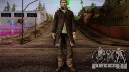 Aiden Pearce from Watch Dogs v8 для GTA San Andreas