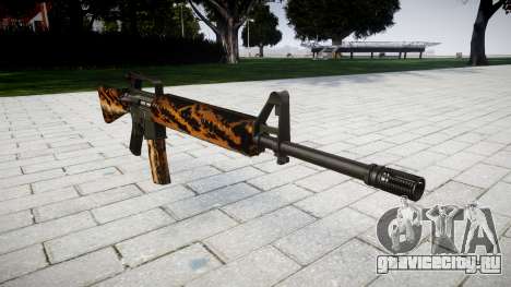 Винтовка M16A2 tiger для GTA 4
