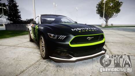 Ford Mustang GT 2015 Custom Kit monster energy для GTA 4
