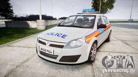 Vauxhall Astra 2005 Police [ELS] Britax для GTA 4