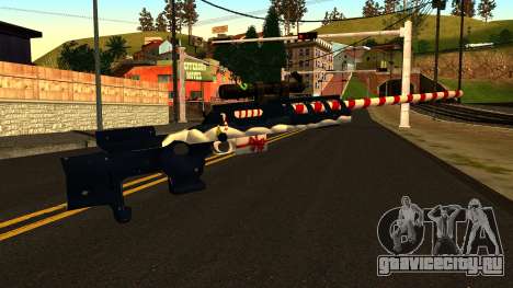 Новогодняя Снайперская Винтовка для GTA San Andreas