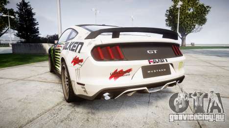 Ford Mustang GT 2015 Custom Kit monster energy для GTA 4