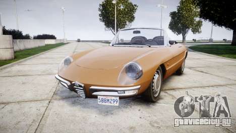 Alfa Romeo Spider 1966 для GTA 4