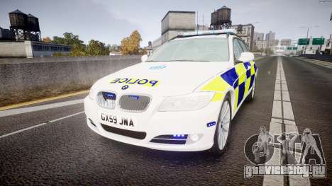 BMW 325d E91 2009 Sussex Police [ELS] для GTA 4