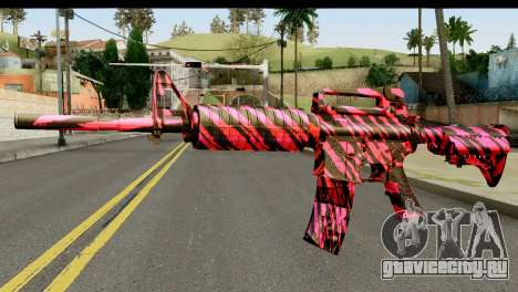 Red Tiger M4 для GTA San Andreas