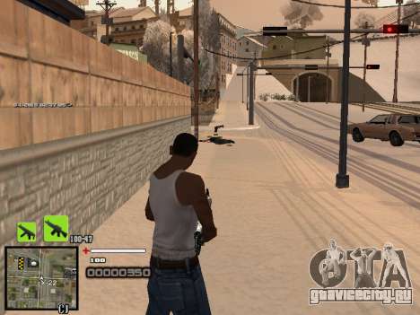 Простенький C-HUD для GTA San Andreas