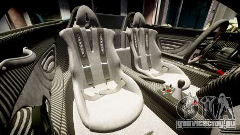 Pagani Zonda Cinque Roadster 2010 для GTA 4