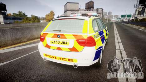 BMW 325d E91 2009 Sussex Police [ELS] для GTA 4