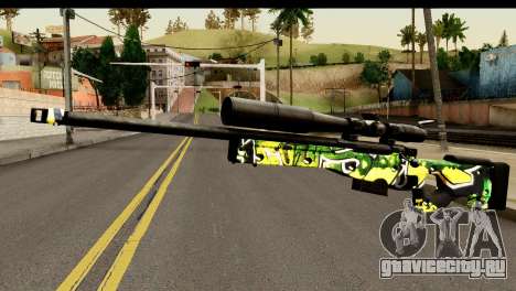 Grafiti Sniper Rifle для GTA San Andreas