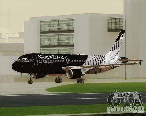 Airbus A320-200 Air New Zealand для GTA San Andreas
