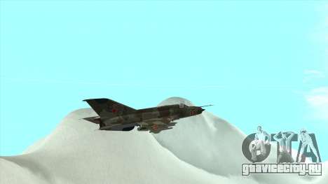 Миг 21 ВВС СССР для GTA San Andreas