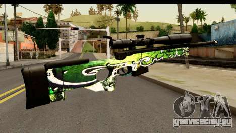 Grafiti Sniper Rifle для GTA San Andreas