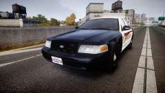 Ford Crown Victoria Sheriff [ELS] rims1 для GTA 4