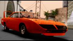 Plymouth Roadrunner Superbird RM23 1970 HQLM для GTA San Andreas