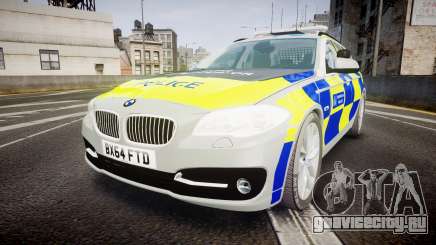 BMW 525d F11 2014 Metropolitan Police [ELS] для GTA 4