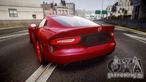 Dodge Viper SRT 2013 rims1 для GTA 4