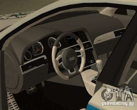 Audi RS6 Combi Police Czech Republic для GTA San Andreas