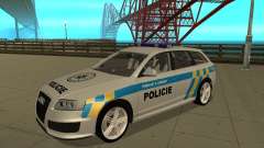 Audi RS6 Combi Police Czech Republic для GTA San Andreas