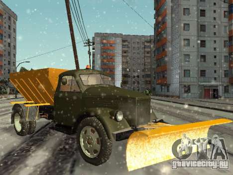 ГАЗ 51 снегоуборочная машина для GTA San Andreas