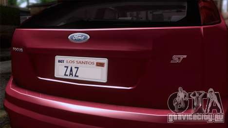 Ford Focus ST Tunable для GTA San Andreas