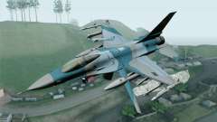 F-16C Fighting Falcon Aggressor BlueGrey для GTA San Andreas