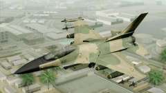 F-16 Fighter-Bomber Green-Brown Camo для GTA San Andreas
