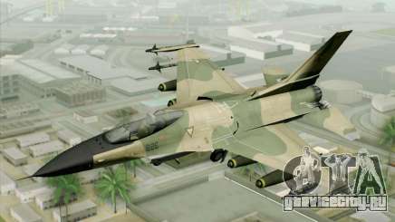 F-16 Fighter-Bomber Green-Brown Camo для GTA San Andreas