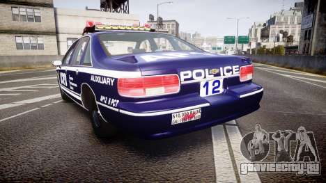 Chevrolet Caprice 1993 LCPD WoH Auxiliary [ELS] для GTA 4