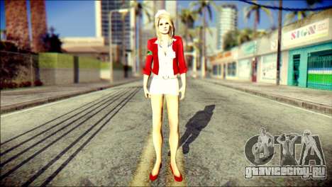 Lisa Garland Nurse Skin для GTA San Andreas