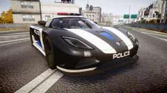 Koenigsegg Agera 2013 Police [EPM] v1.1 PJ3 для GTA 4