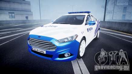 Ford Fusion 2014 Belgian Police [ELS] для GTA 4