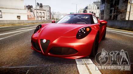 Alfa Romeo 4C 2014 для GTA 4