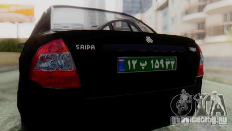 SAIPA Tiba Police v1 для GTA San Andreas