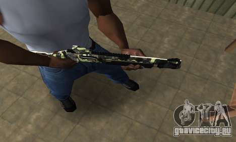 Камуфляжный Shotgun для GTA San Andreas