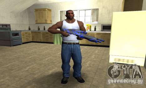 Blue Lines Combat Shotgun для GTA San Andreas