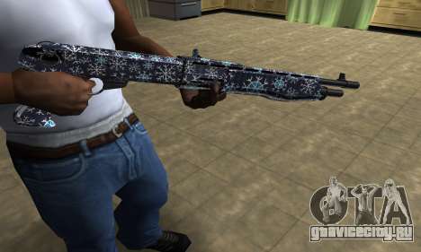 Snowflake Combat Shotgun для GTA San Andreas