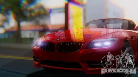 BMW Z4 sDrive35is 2011 2 Extras для GTA San Andreas