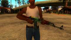 AK-47 Огненный Змей для GTA San Andreas