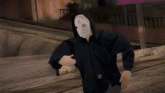 Наёмник мафии в капюшоне и в маске для GTA San Andreas